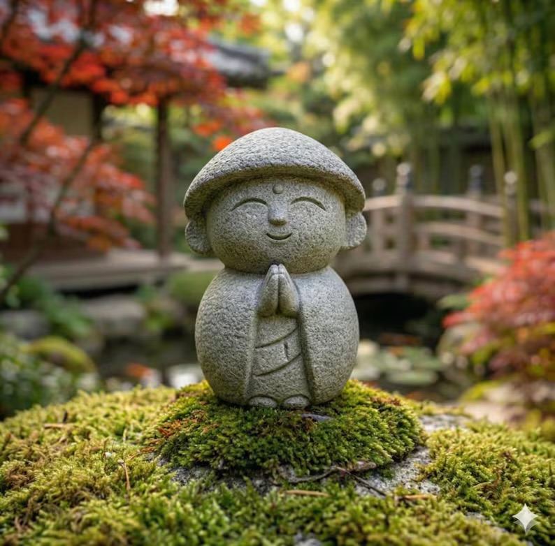 Bouddha en grès raku — céramique artisanale Terreplum, Florensac